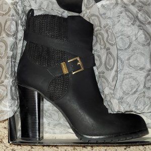 Juicy Couture Heeled Ankle Boot - Black